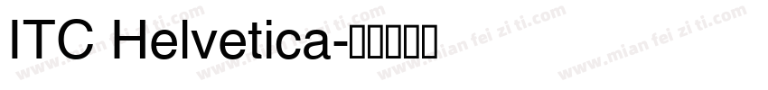 ITC Helvetica字体转换
